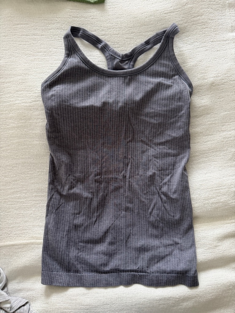 lululemon athletica Ribbed Racerback Tank - Charcoal